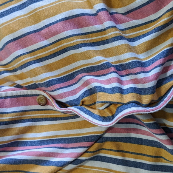 MARINA LUNA Tie Front Faux button down Shirt Sleeve Shirt - Picture 9 of 9